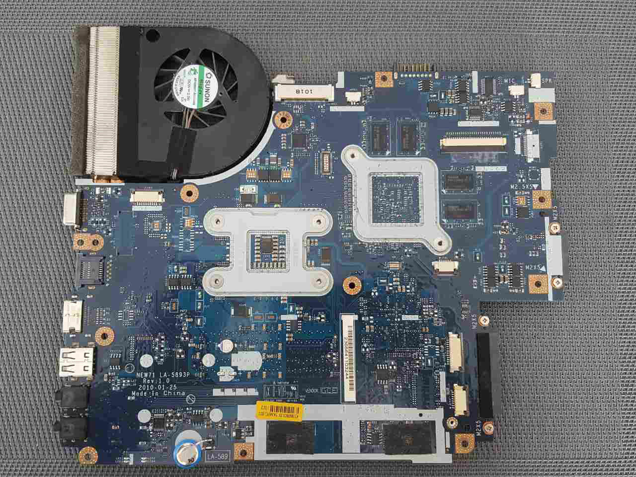 ACER ASPIRE 5741G MOTHERBOARD 3KMFG: 022 NEU71 L01 LA-5893P